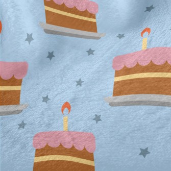 Birthday Cake With Stars Minky
