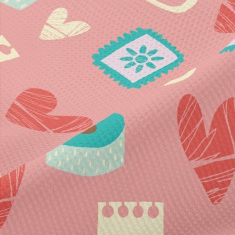 Hand Drawn Love Heart Paper Cl Piqué