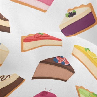 Various Flavors Slice Cake Lightweight Performance Linen