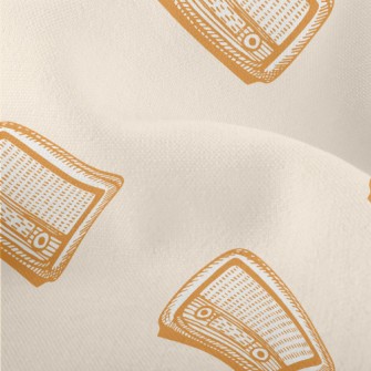 Retro Hand Drawn Radio Lightweight Performance Linen