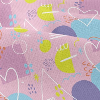 Colorful Love Triangle Circula Modern Jersey