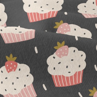 Cute Strawberry Cupcake Modern Jersey