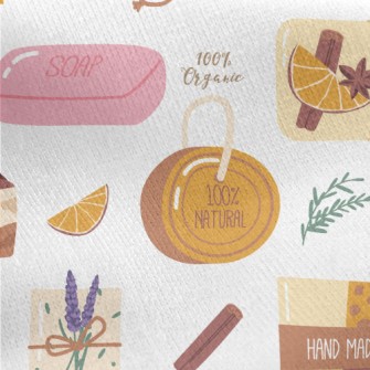 Various Shapes Of Handmade Soa Jersey Backed Fleece