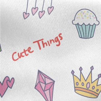 Crown Gem Cloud Watermelon Pat Jersey Backed Fleece