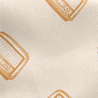 Retro Hand Drawn Radio Jersey Backed Fleece