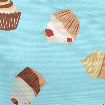 Hand Drawn Colorful Cupcakes Pongee