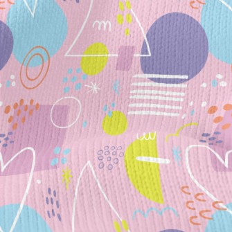 Colorful Love Triangle Circula Stretch Jersey