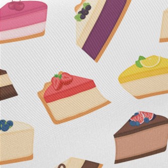Various Flavors Slice Cake Midweight Cotton Poplin