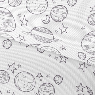 Planets And Meteors Waterproof Oxford