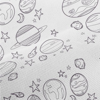 Planets And Meteors Performance Linen
