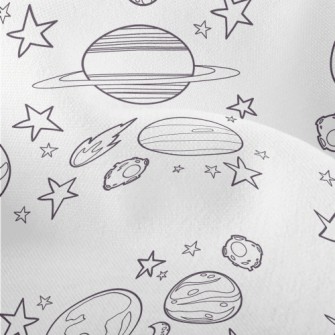 Planets And Meteors Lightweight Performance Linen