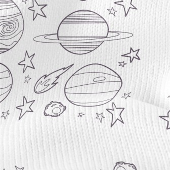 Planets And Meteors Stretch Jersey