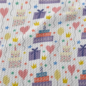 Cute Birthday Cake Gift Balloo Birdseye Piqué