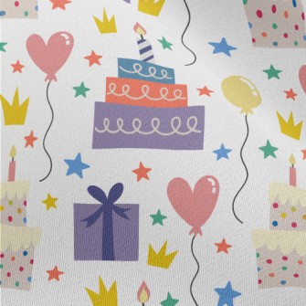 Cute Birthday Cake Gift Balloo Chiffon