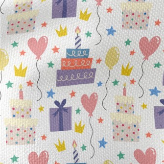 Cute Birthday Cake Gift Balloo Waterproof Canvas