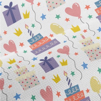 Cute Birthday Cake Gift Balloo Performance Linen