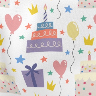 Cute Birthday Cake Gift Balloo Stretch Ponte