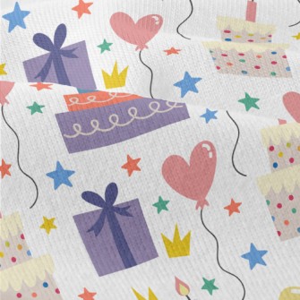 Cute Birthday Cake Gift Balloo Modern Jersey