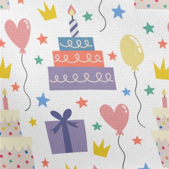 Cute Birthday Cake Gift Balloo Pongee