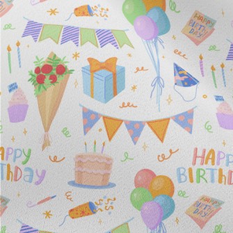 Colorful Birthday Balloon Cake Chiffon