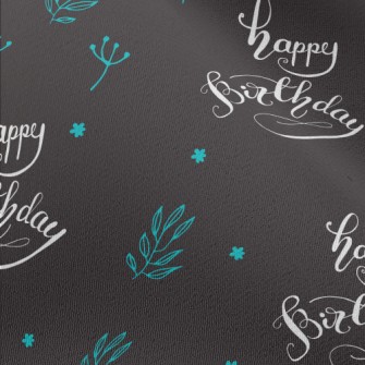 Simple Birthday English And Gr Chiffon