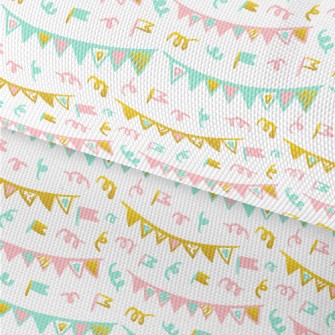 Cute Hand Drawn Colorful Banne Waterproof Oxford