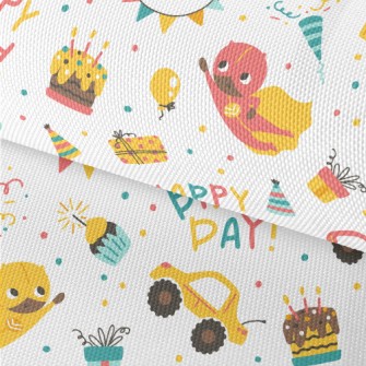 Kids Superman And Birthday Par Waterproof Oxford