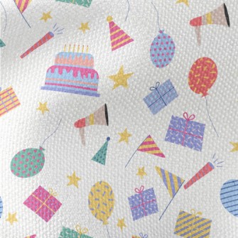 Birthday Cake Gift Balloon Fla Waterproof Canvas