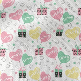Love Balloons And Gifts Waterproof Canvas