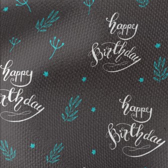 Simple Birthday English And Gr Waterproof Canvas