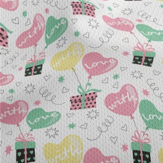 Love Balloons And Gifts Athletic Mesh Flat Back