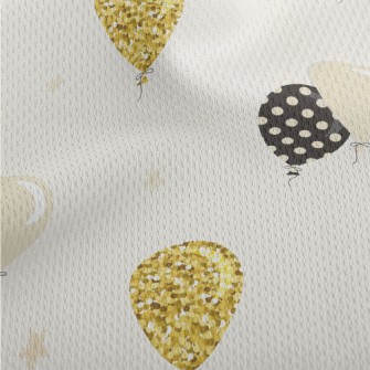 Balloons Of Various Colors Athletic Mesh Flat Back