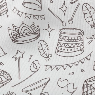 Doodle Carnival Masks And Musi Terry