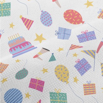 Birthday Cake Gift Balloon Fla Performance Linen