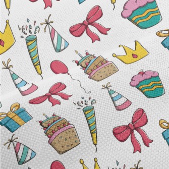 Birthday Cake Hat Balloon Popp Performance Linen