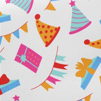 Colorful Birthday Gift Hat Ban Twill
