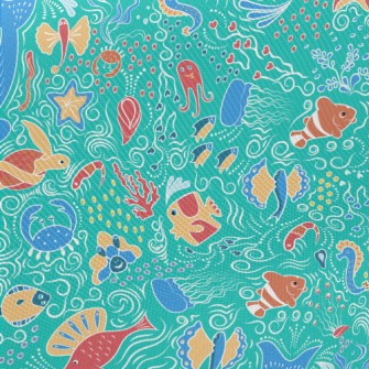 Doodle Various Marine Life Twill