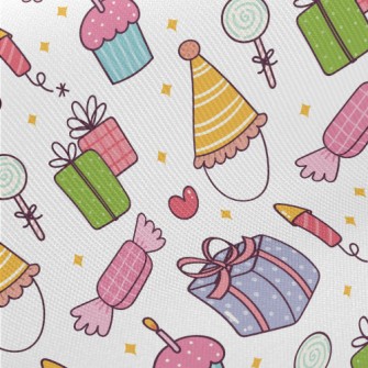Party Hat Gift Cake Candy Twill