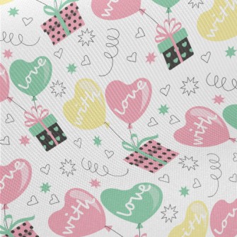 Love Balloons And Gifts Twill