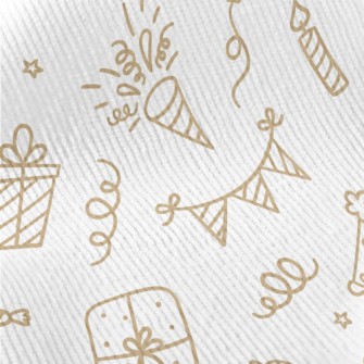 Line Birthday Balloon Gift Ban Standard Corduroy