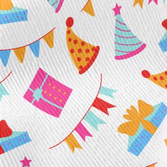 Colorful Birthday Gift Hat Ban Standard Corduroy