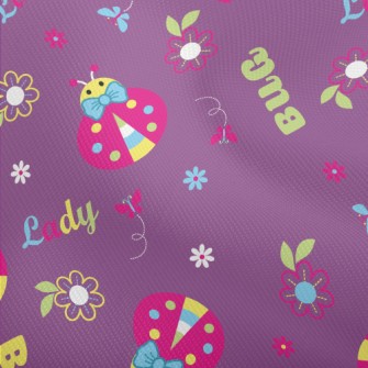 Colorful Ladybug Flowers Dobby