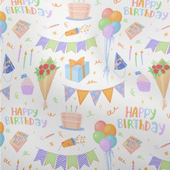 Colorful Birthday Balloon Cake Dobby