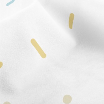 Simple Colorful Geometric Shap Micro Fleece