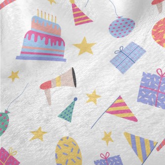 Birthday Cake Gift Balloon Fla Minky