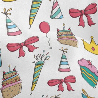Birthday Cake Hat Balloon Popp Lightweight Performance Linen