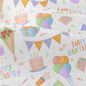 Colorful Birthday Balloon Cake Modern Jersey