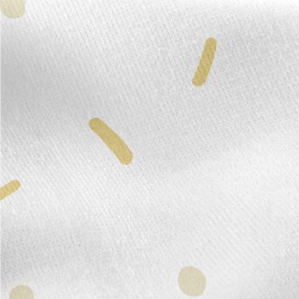 Simple Colorful Geometric Shap Jersey Backed Fleece