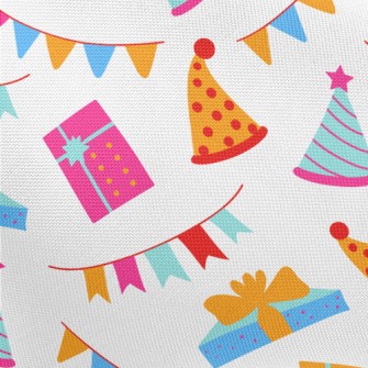 Colorful Birthday Gift Hat Ban Pongee