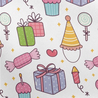 Party Hat Gift Cake Candy Pongee